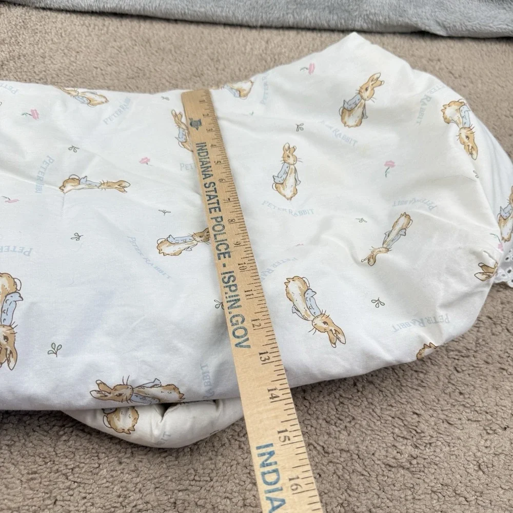 Cuddle My Dolly Peter Rabbit Carrier Lot Of 2 One Bedding Set Vintage 90s